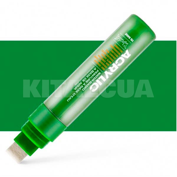 Маркер акриловый 15мм Shock Green MONTANA (323355)