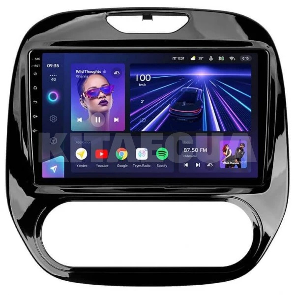 Штатна магнітола CC3 4+32 Gb 9" Renault Kaptur 2016-2019 (F1) Teyes (46838)