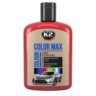 Кольоровий поліроль з воском 200мл Color Max Red K2