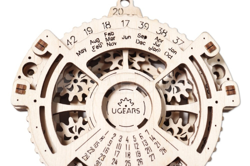 Механический 3D пазл "Навигатор дат" UGEARS (70036) - 5