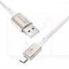 Кабель USB Micro USB 2.4A 1м Dense Metal білий PROOVE (504970003)