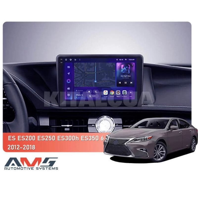 Штатна магнітола MOSS M3 4+32 ГБ Lexus ES 250 6 2012-2018 (B) AMS (50104) - 2
