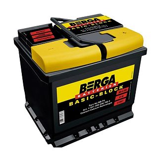 Аккумулятор автомобильный 41Ач 360А "+" справа BERGA