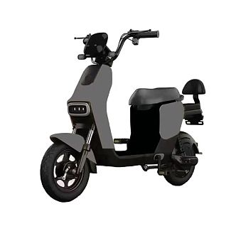 Велоскутер аккумуляторный FLY 45 км 600 Вт серый + аккумулятор 48В 12Ач FORTE