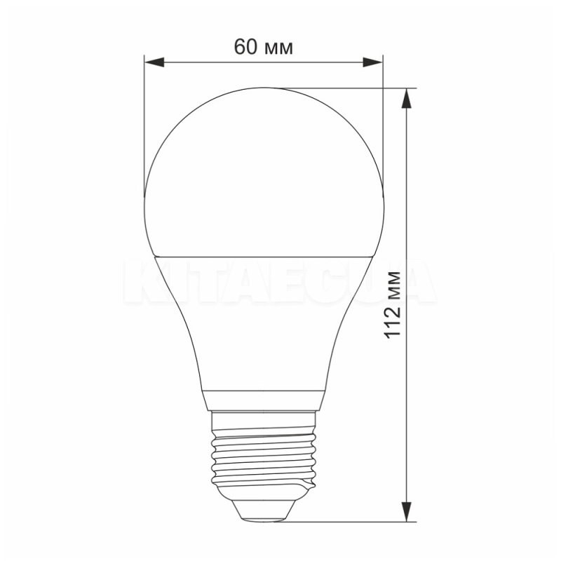 LED лампа 12W VIDEX (VL-A60e-12274) - 3