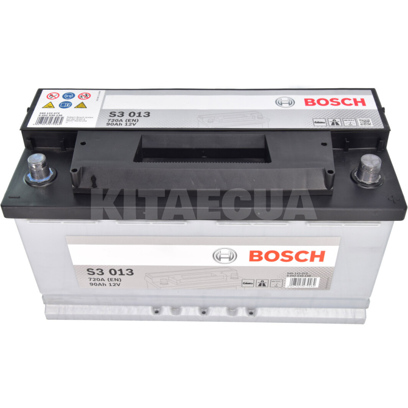 Аккумулятор автомобильный 90Ач 720А "+" справа Bosch (0092S30130) - 2