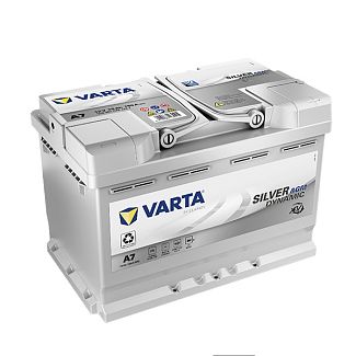 Автомобільний акумулятор Silver Dynamic (A7) 70Ач 760А "+" праворуч VARTA
