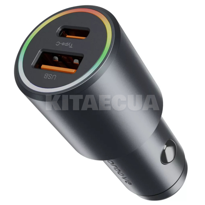 Автомобильное зарядное устройство 12В/24В USB+Type-C 53W Double Energy Plus PROOVE (ACDE53110004) - 2