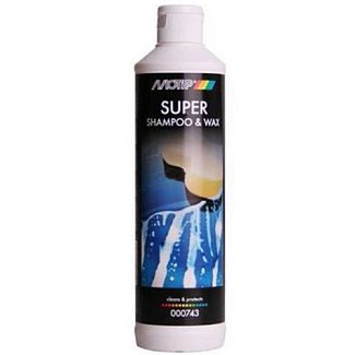 Автошампунь Super Shampoo&Wax 500мл концентрат с воском MOTIP