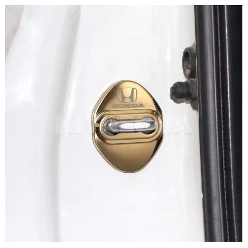 Накладка замка дверей золотая 4 шт HONDA на HONDA M-NV (72135-SDA-A01-02-GOL) - 2