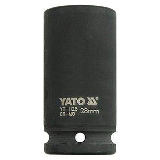 Головка торцевая ударная 6-гранная удлиненная 28 мм 3/4" 90 мм YATO