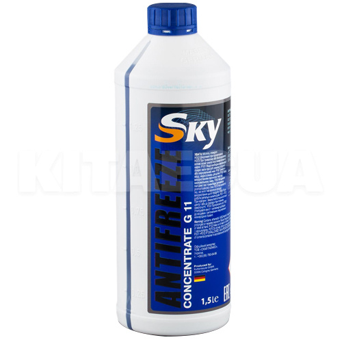 Антифриз-концентрат cиний 1.5л G11 -38 °С SKY (3820000090-G11)