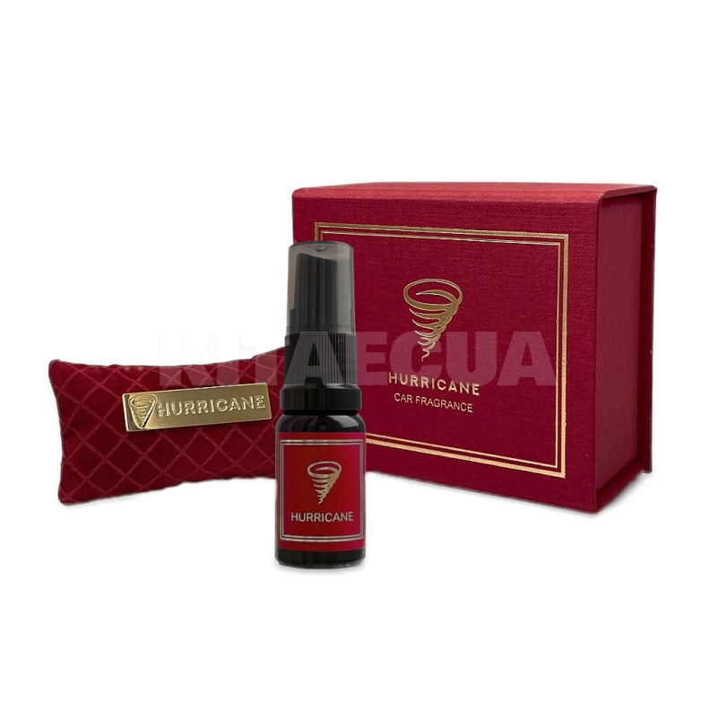 Ароматизатор автомобильный "PREMIUM" 10 мл на дефлектор (RED) HURRICANE (AromPremium4)