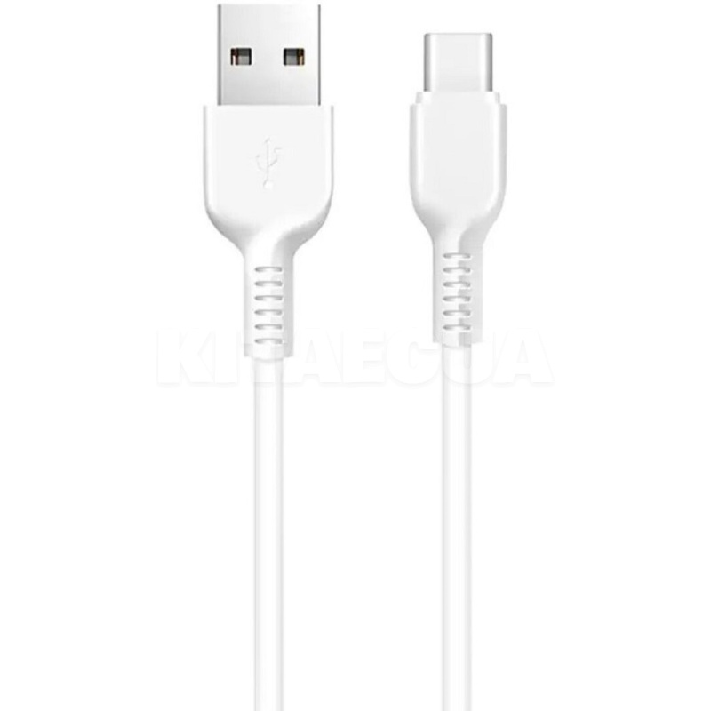 Кабель USB - Type-C 3А 1м белый HOCO (6957531068853)