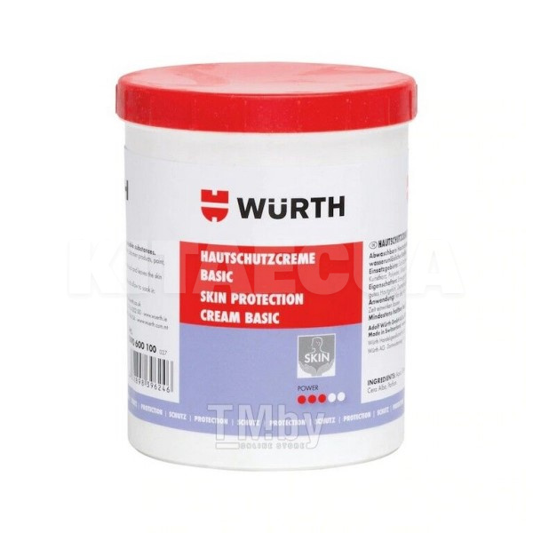 Очиститель рук 1000мл защитный крем Wurth (890600100)