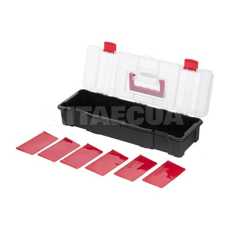 Органайзер 18" 460х165х91 мм 7 ячеек 6 съемных перегородок Intertool (BX-4042) - 2