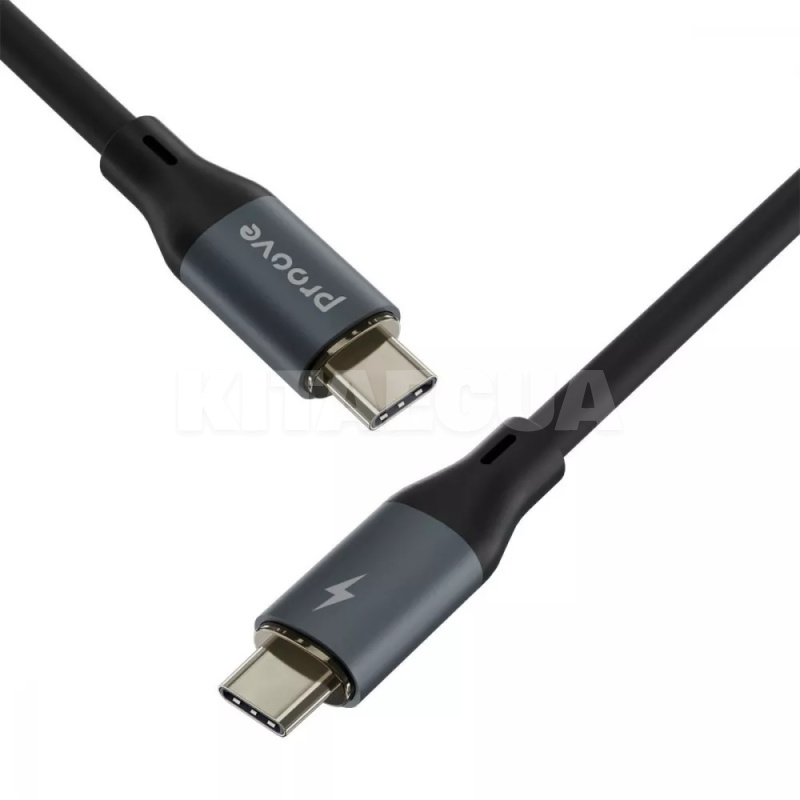 Кабель Type-C Type-C 100W 1.5м PowerFull чорний PROOVE (488540001) - 6