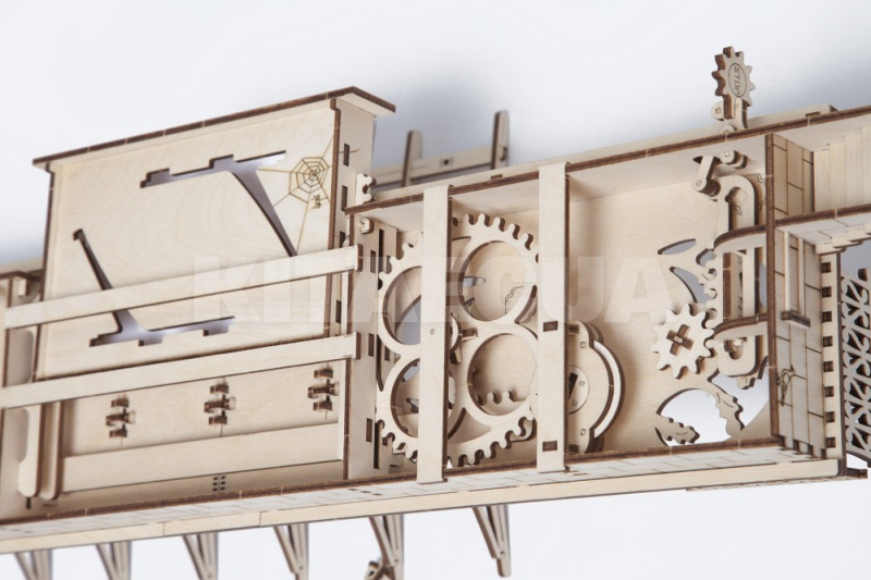 Механический 3D пазл "Перрон" UGEARS (70013) - 6