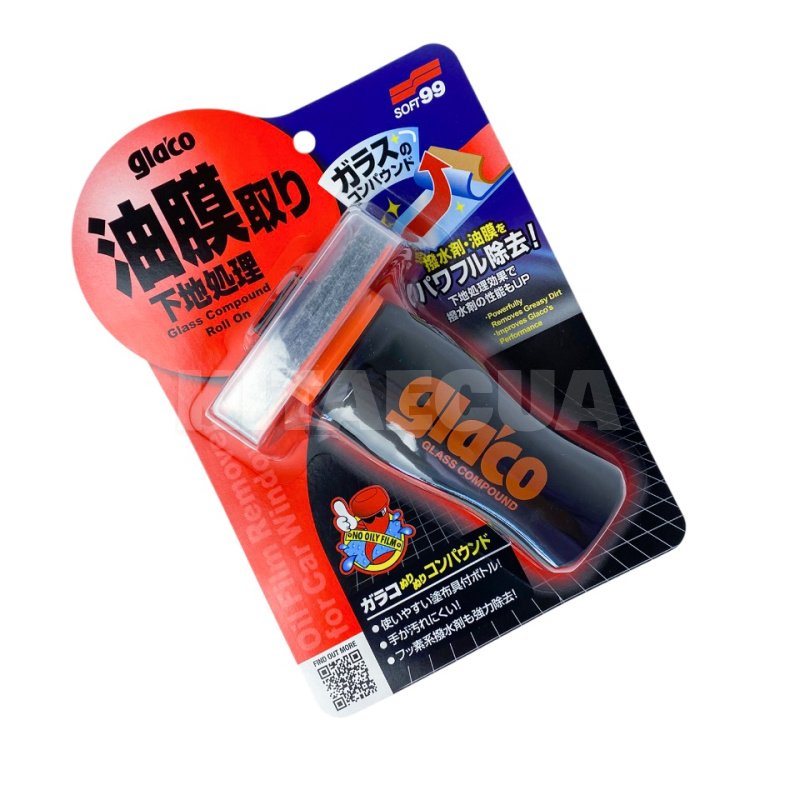 Очиститель стекол от водного камня Glass Compound Roll On Glaco (4101)