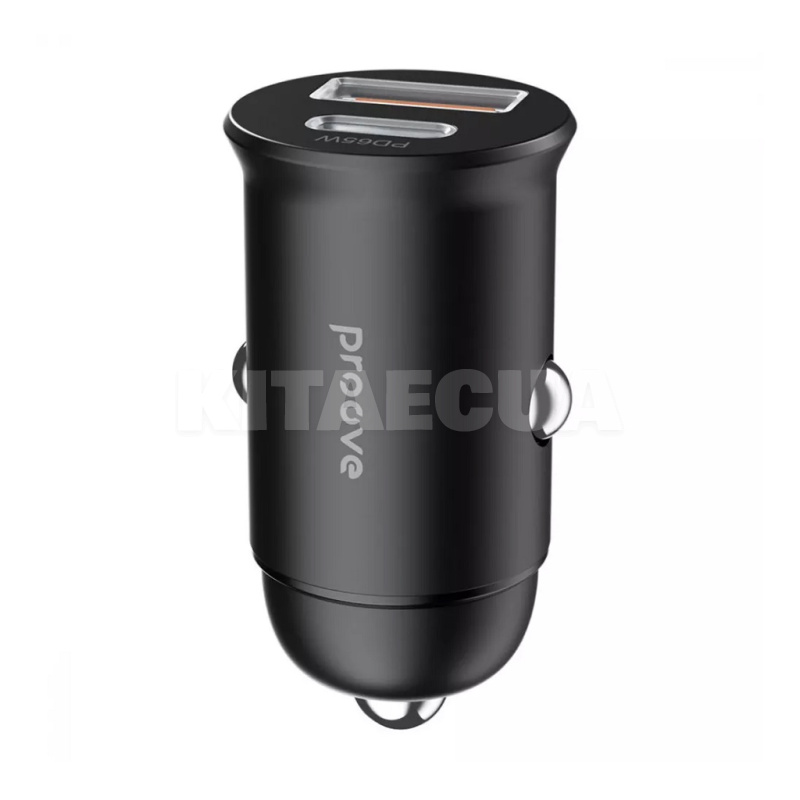 Автомобильное зарядное устройство 65W USB+Type-C Tiny Power Pro PROOVE (488570001)