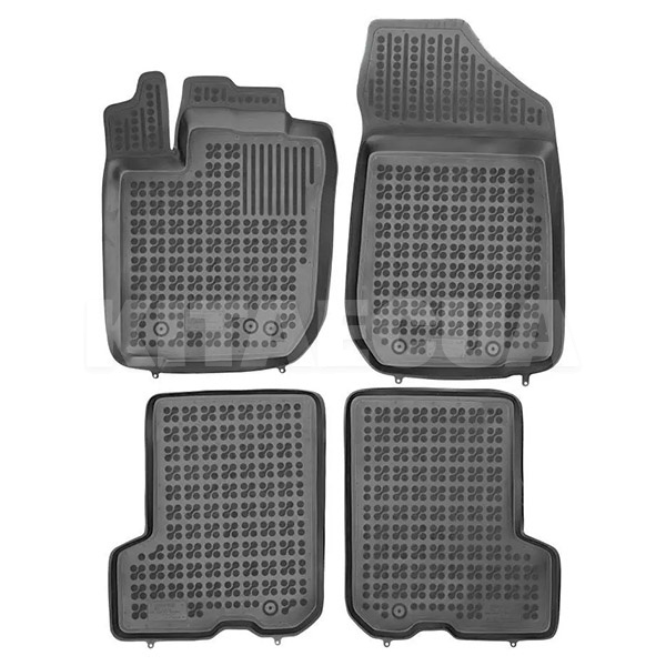 Гумові килимки в салон Dacia Sandero II (2012-2018) (4шт) 203406 REZAW-PLAST (30628)