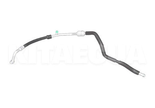 Трубопровод испаритель-компрессор алюминиевый 2.4L ОРИГИНАЛ на Chery EASTAR (B118108010)