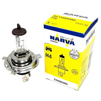 Галогенная лампа H4 75/70W 24V NARVA