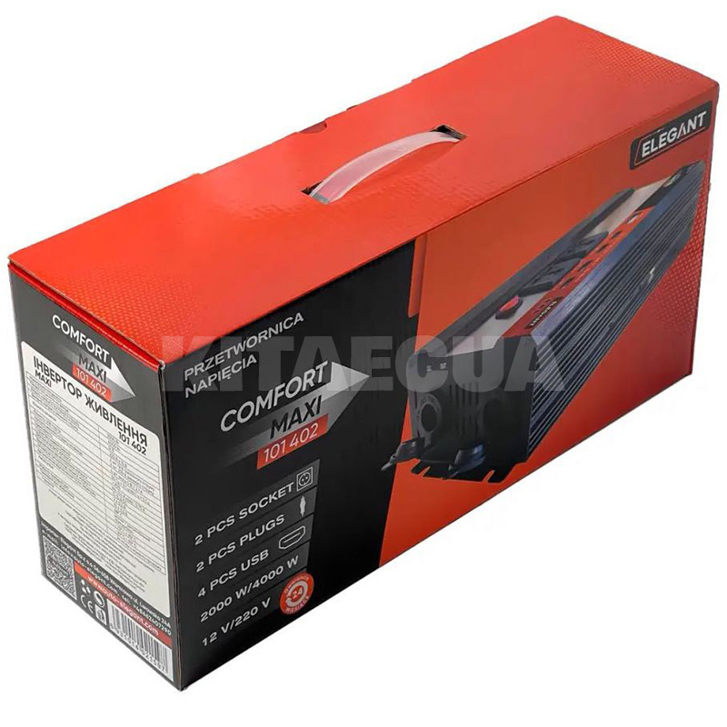Инвертор 12-220В 2000Вт Comfort Maxi ELEGANT (EL 101 402) - 3