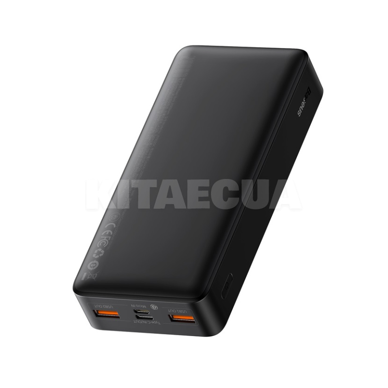 Повербанк Bipow Overseas 20000mAh 20W чорний BASEUS (390200001) - 4