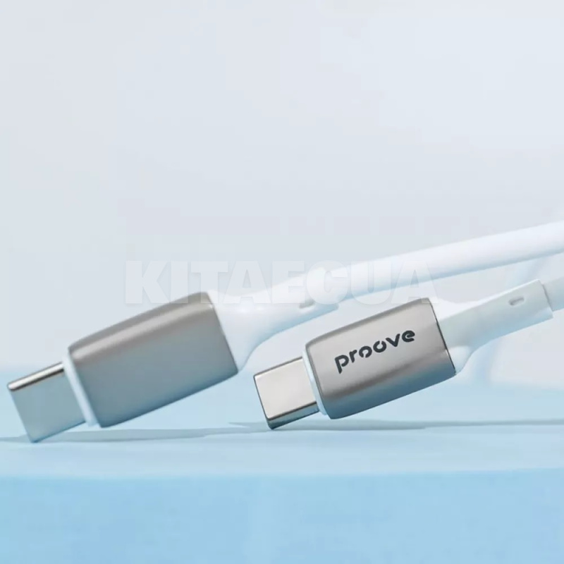 Кабель USB Micro USB 2.4A 1м Flex Metal білий PROOVE (505020003) - 2