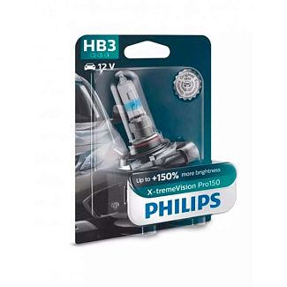 Галогенна лампа НВ3 60W 12V X-tremeVision Pro +150% PHILIPS