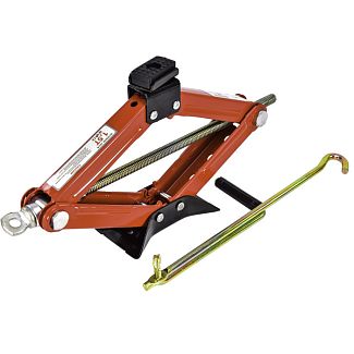 Домкрат механічний ромбоподібний 1.5т (104мм-385мм) з гумовою подушкою CARLIFE