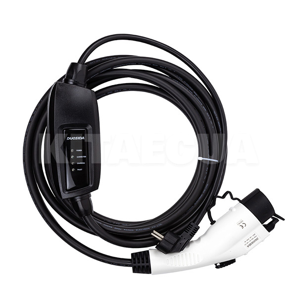Зарядка для электромобиля Type 1 3.7 кВт 16А 1-фаза Duosida (EV200269)