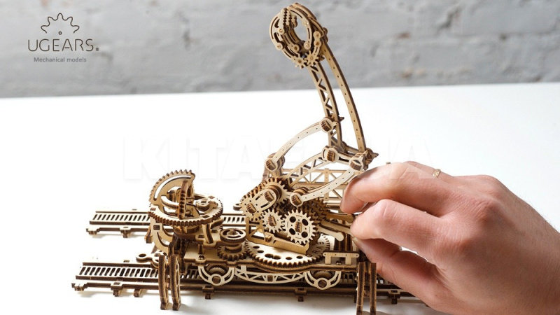 Механічний місто "Маніпулятор на рейках UGEARS (70032) - 4