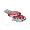 Набор Г-образных удлиненных ключей TORX 9 предметов Т10-Т50 Intertool (HT-0608)