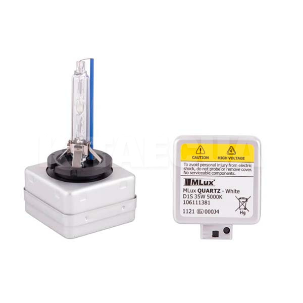 Ксеноновая лампа QUARTZ D1S 35 W 5000 К 2 шт. MLux (106111382)