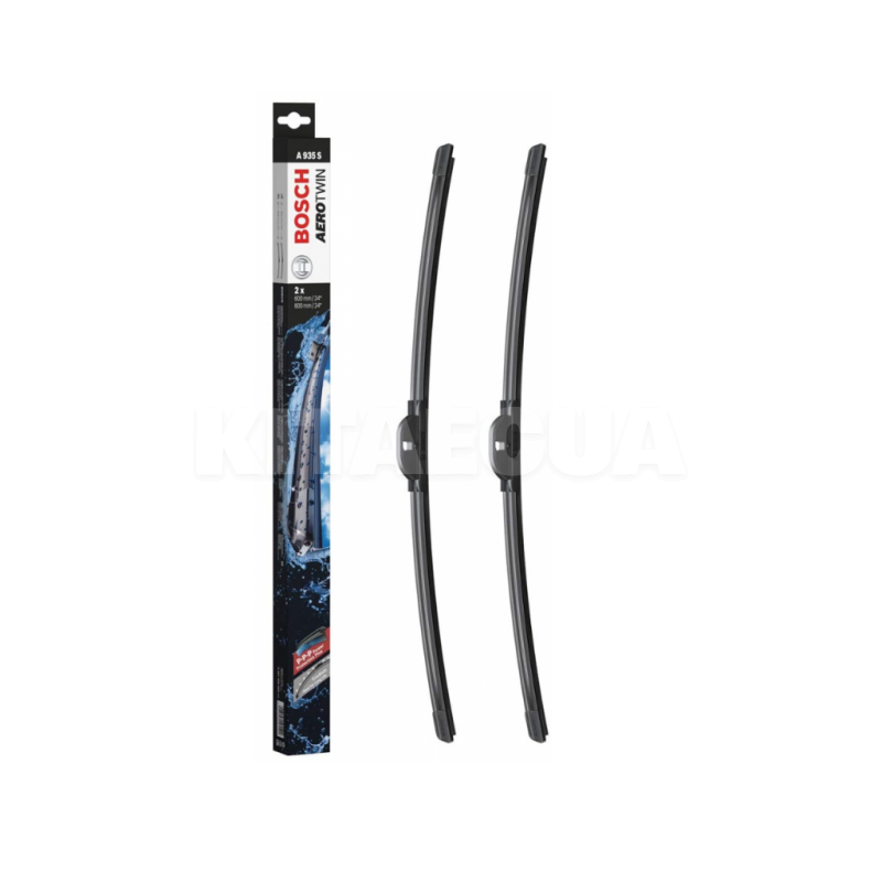 Щітка склоочисника (двірник) 600/600мм безкаркасна Bosch (3 397 009 096)