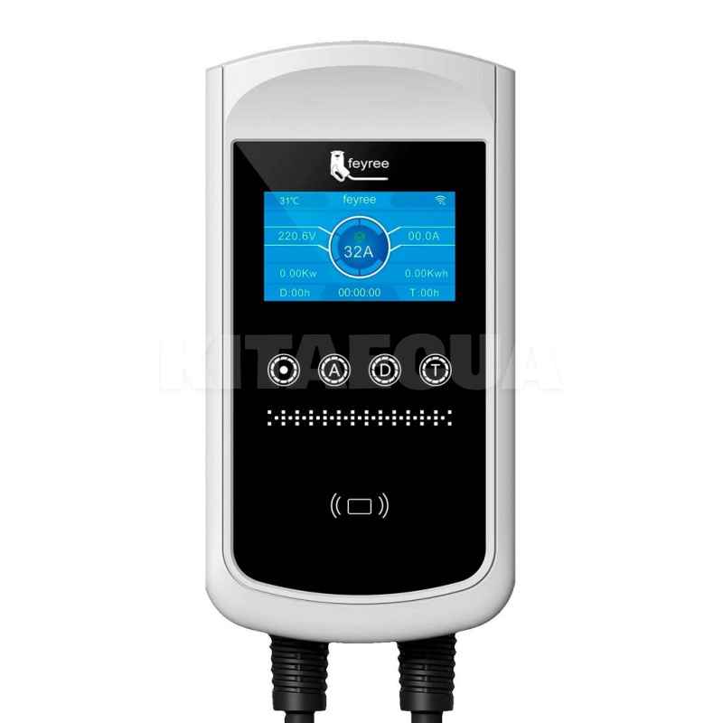 Зарядка для електромобіля GB/T AC 7.4 кВт 32A1-фаза Pisces-DLB Wi-Fi FEYREE (FY7-32-1P-GBT-CS-PIS-DLB)