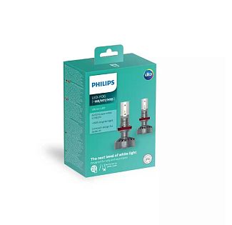 LED лампа для авто H8 H11 H16 6000K PHILIPS