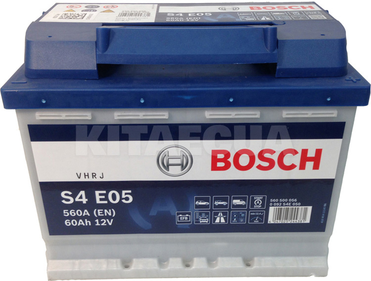 Аккумулятор автомобильный 60Ач 560А "+" справа BOSCH (0 092 S4E 051)