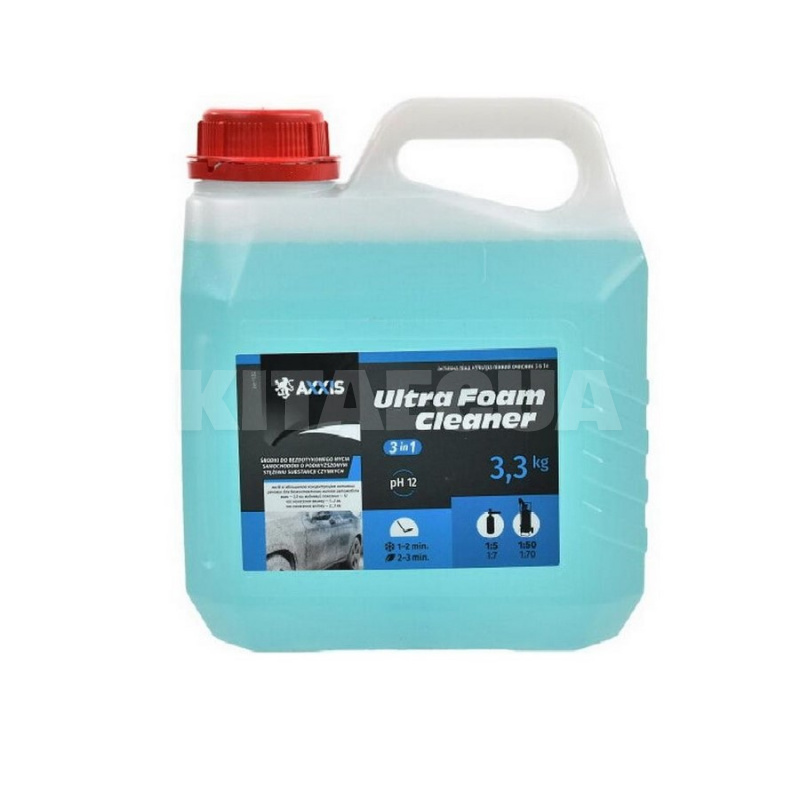 Активная пена Ultra Foam Cleaner 3л концентрат 3в1 AXXIS (ax-1132)