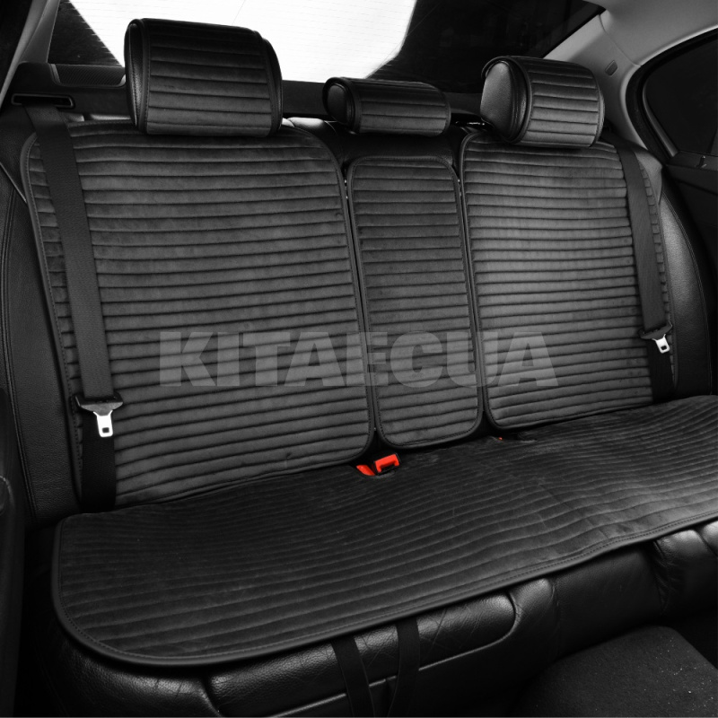 Накидки на сиденья черные с подголовником Sport CARLIFE (SC10104) - 2