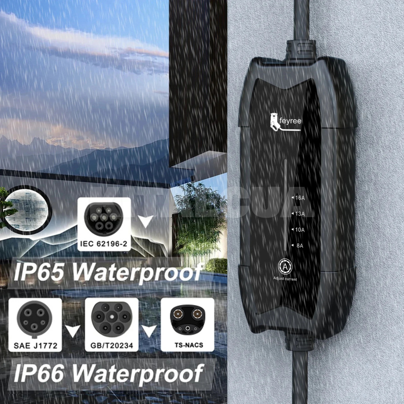 Зарядка Tesla 3 3.7 кВт 16А 1-фаза Type Tesla (американське авто) Flying Cat FEYREE (FY3.5-16-1PH-TS-F7) - 5