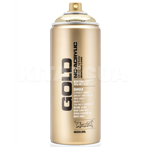 Краска декоративная акриловая 400мл M3000 "золотой хром" полуматовая Gold MONTANA (285943-MONTANA)