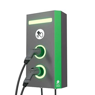 Зарядная станция для электромобиля 44 кВт 32А 3-фази 2-порта UGV CHARGERS
