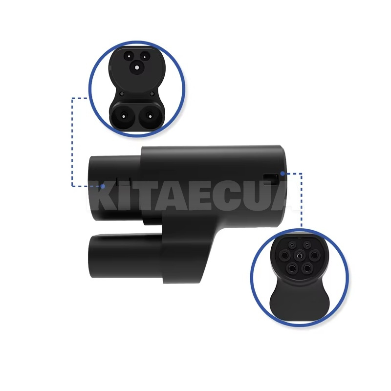 Перехідник 250 кВт 250А CCS2/Type 2 (станція) - TYPE Tesla (американське авто) Ipengen (P-CS2TSEU)