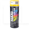 Краска-эмаль желтая 400мл универсальная декоративная MAXI COLOR (MX1021)