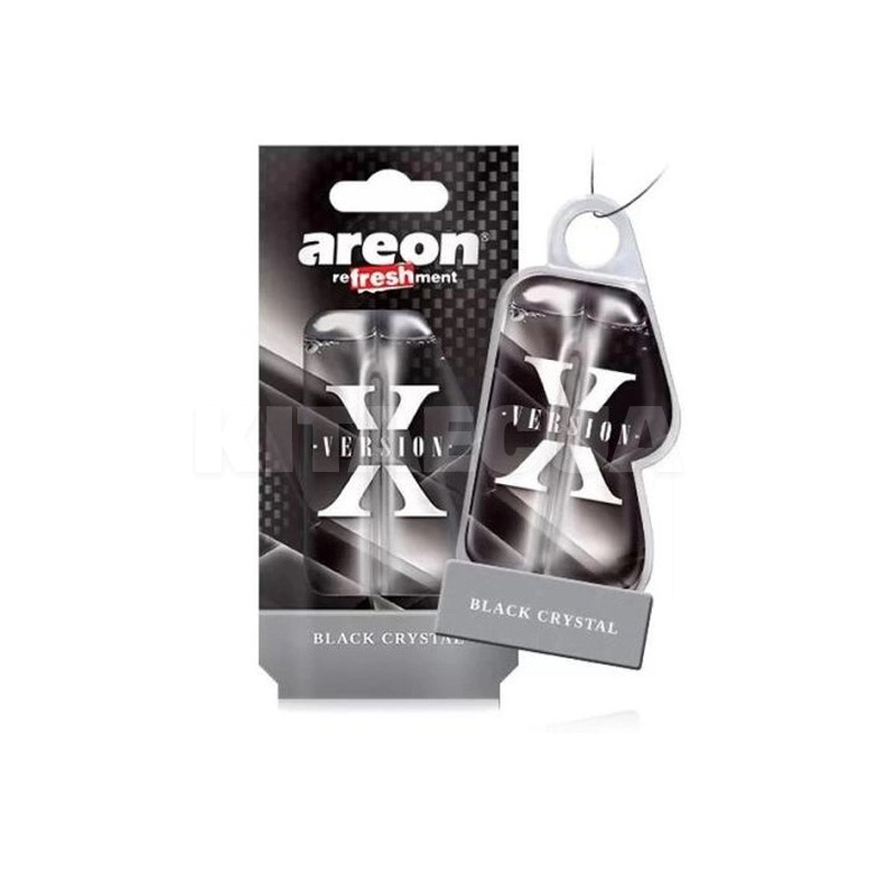Освіжувач повітря рідкий листок "LIQUID" X-Version Black Crystal 8,5 мл AREON (LCX01) - 3