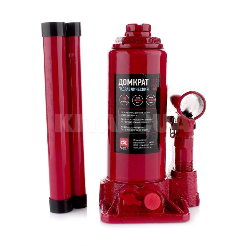 Домкрат гидравлический бутылочный до 3т (180-340 мм) Дорожня карта (JNS-03) - 3