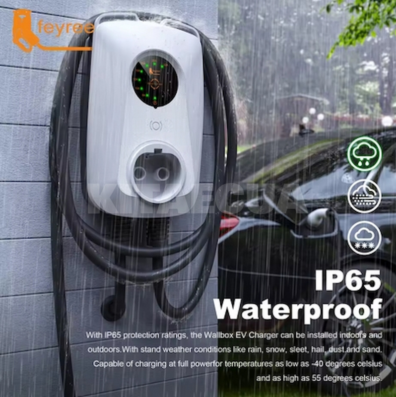 Зарядка для электромобиля Type 2 7.4 кВт 32А 1-фаза Aries (FY7-32-1PH-TP2-CS-AR) - 2